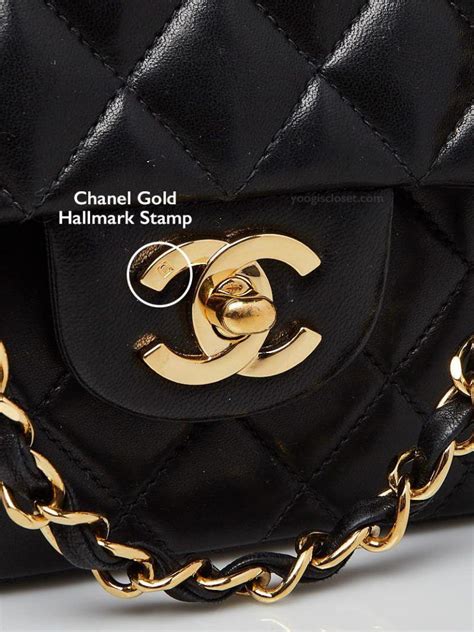 chanel bag gold turnlock|authentic Chanel bag logo.